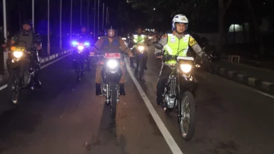 Patroli Gabungan Kapolresta Tangerang dan Forkopimda Amankan Tahun Baru 2025